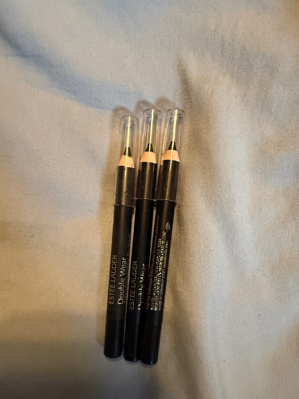 Estee Lauder Black Eye Pencil Trio with Clear Caps